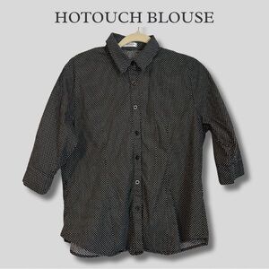 Black Polka Dot Women’s Blouse